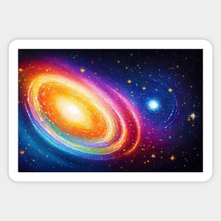 Particle of the Universe - Galaxy Sticker